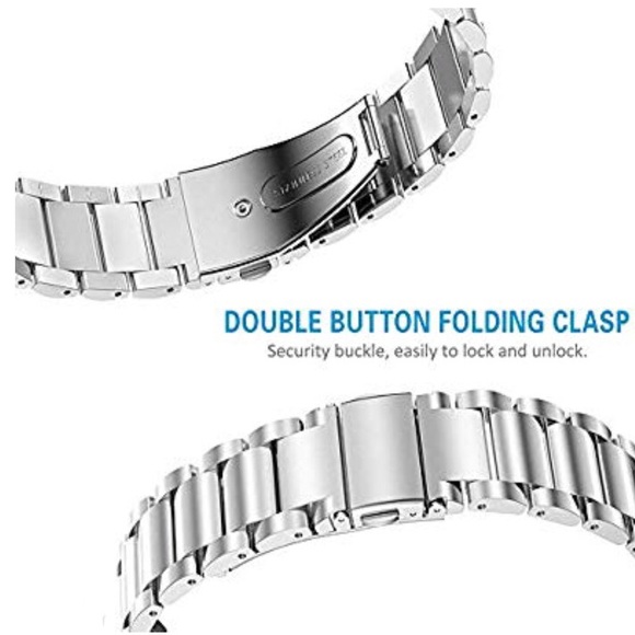 🛍 Fitbit Charge 2 Band Silver Stainless Steel - Picture 3 of 7